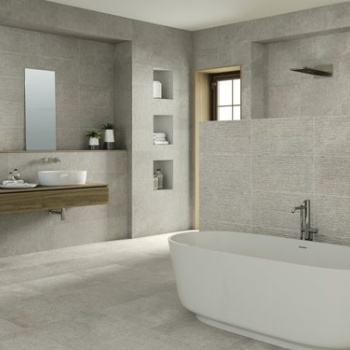 Ozone Grey 30 x 60 cm. Ozone Grey Slot 30 x 60 cm. Pavimento Ozone Grey 60 x 60 cm. Rectificado