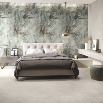 Blossom 260 x 120 cm. Asphalt Off White 260 x 120 cm. Pavimento Asphalt Off White 120 x 120 cm.