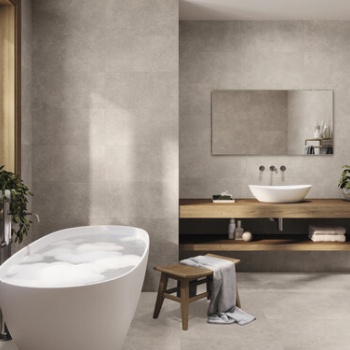 Asphalt Mud 30x60 cm. Pavimento Asphalt Mud 60x60 cm.