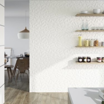 Neve Satin 40 x 120 cm. Space Neve Satin 40 x 120 cm. Pavimento Eleganza Roble 20 x 114 cm.