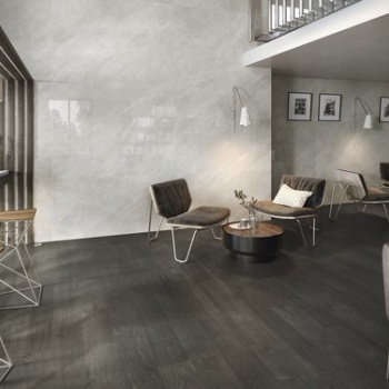 Balmoral Moon pulido 80x160 cm. Weddel lead 20x120 cm.