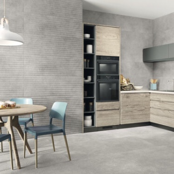 Asphalt Fume 40 x 120 cm. Craft Asphalt Fume 40 x 120 cm. Pavimento Asphalt Fume 80 x 80 cm.