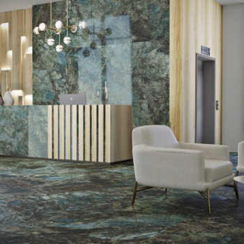 Lemurian 260x120cm. Pavimento Lemuirian 120x120cm.