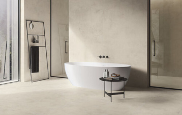 Pavimento Village Soft Sable 120x280 cm. Pavimento Village Soft Sable 120x120 cm.