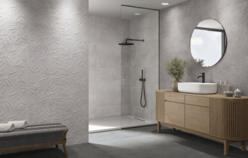 Village Soft Cendre 30 x 90 cm. Fossile Village Soft Cendre 30 x 90 cm. Village Soft Noir 120 x 120 cm