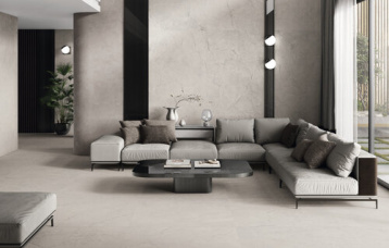 Kronos Taupe 120 x 260 cm. Pavimento Kronos Taupe 120x120 cm.