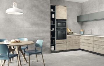 Asphalt Fume 40 x 120 cm. Craft Asphalt Fume 40 x 120 cm. Pavimento Asphalt Fume 80 x 80 cm.