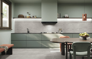 Arkety Grey 30 x 60 cm. Pavimento Arkety Grey 120 x 120 cm.