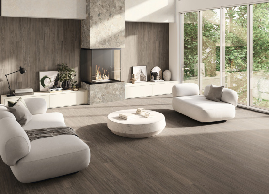 Ferreire Noce 20 x 120 cm. Positano Bronzo Natural 280 x 120 cm. Salerno Avorio Natural 280 x 120 cm.