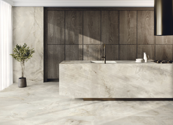 Revestimiento Royale Nacar 120x280 cm. Royale Nacar 60x120 cm.