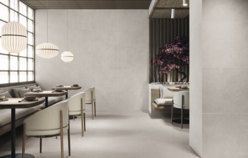 Ginza Grey 60x120 cm. Pavimento Ginza Grey 120x120 cm.