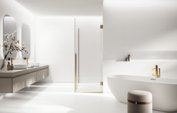 Revestimiento Blanco natural 30x60 cm. Pavimento Blanco Natural 60x60 cm.